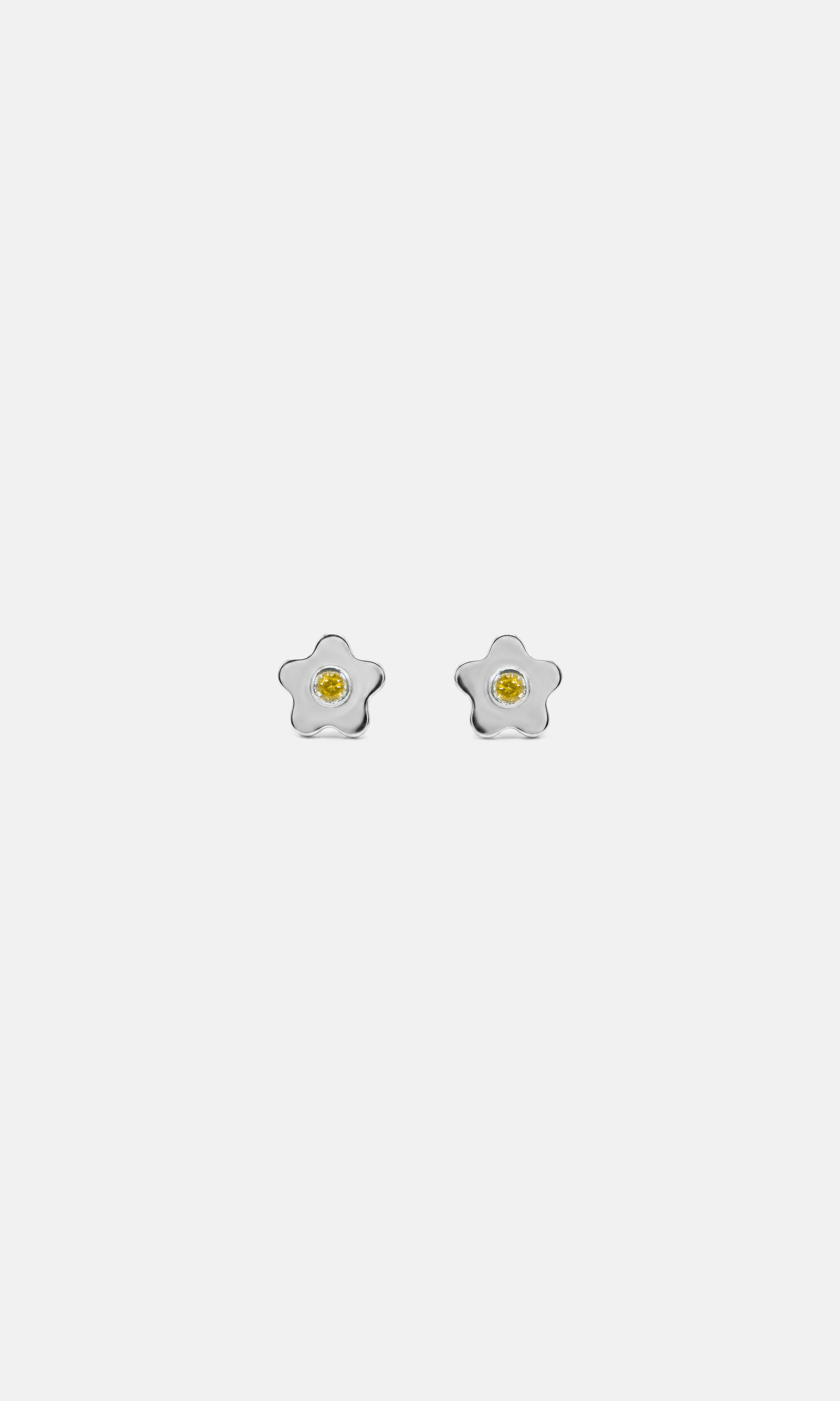 FLOWER STUD MINI YELLOW