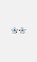 FLOWER STUD BLUE