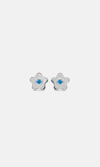 FLOWER STUD BLUE
