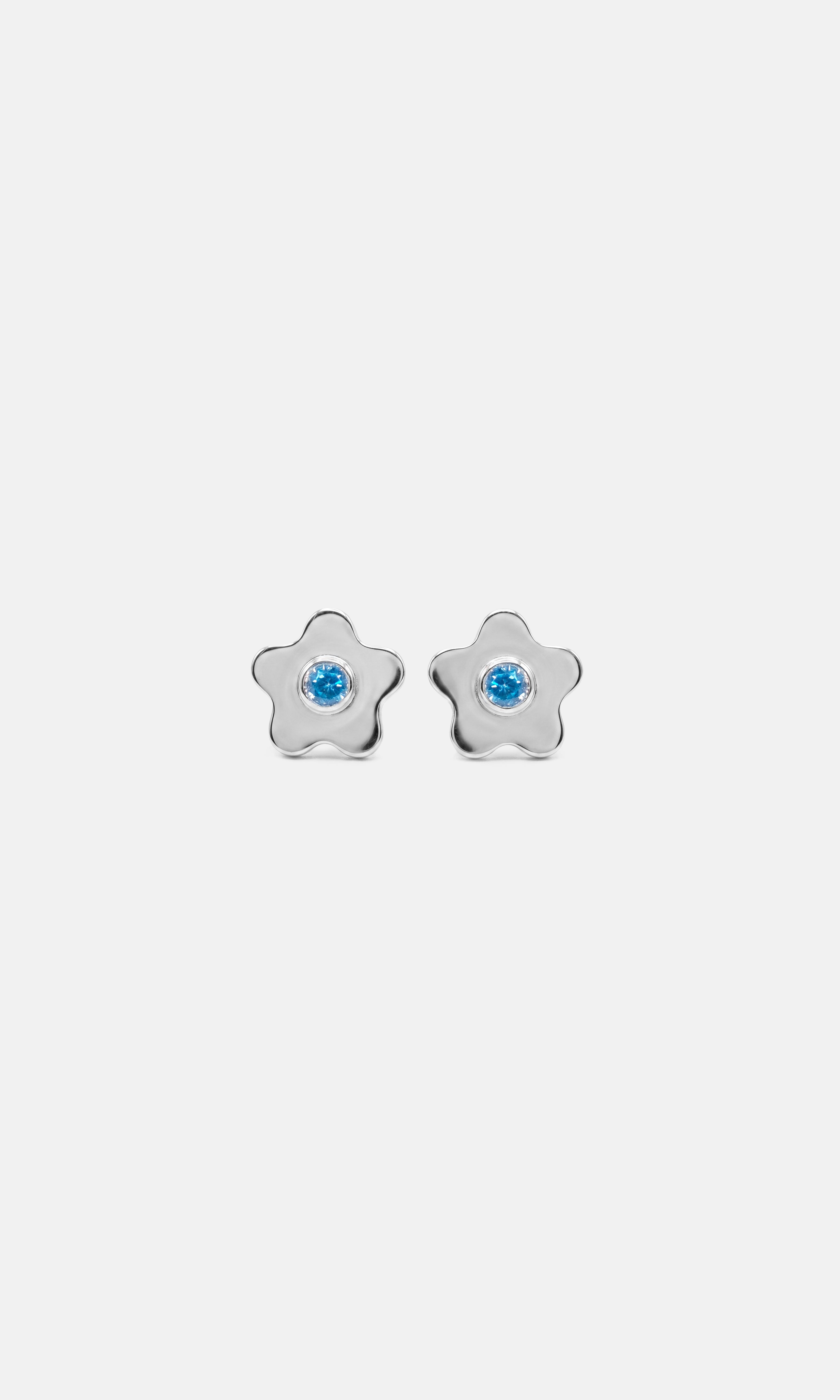 FLOWER STUD BLUE